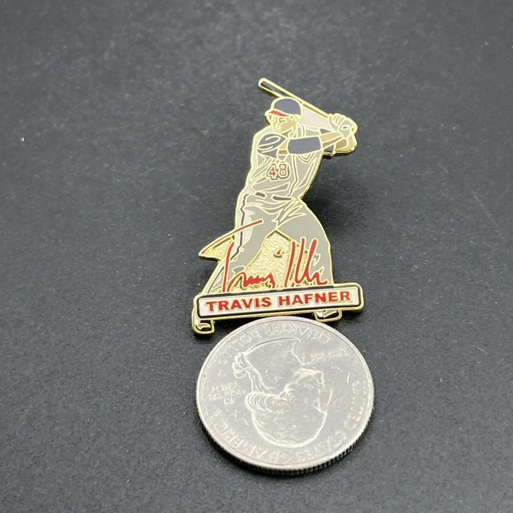 MLB Baseball Cleveland Indians Travis Hafner Lapel Hat‎ Pin